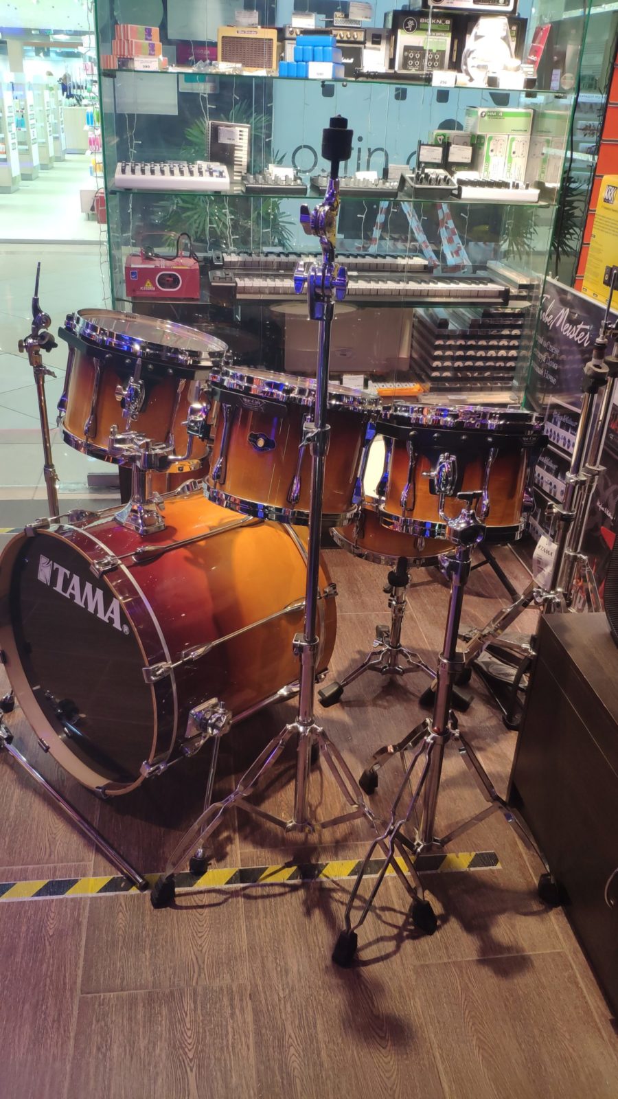 Tama SL52S-CAF - ударная установка из 5-ти барабанов (янтарный) серия SUPERSTAR CUSTOM — изображение 12