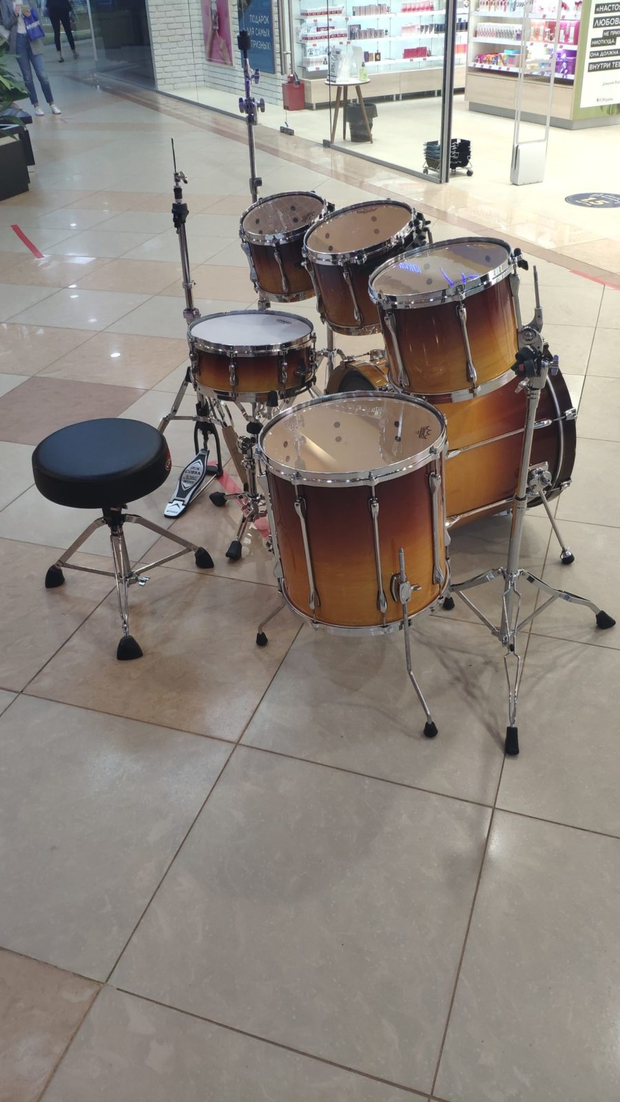 Tama SL52S-CAF - ударная установка из 5-ти барабанов (янтарный) серия SUPERSTAR CUSTOM — изображение 3