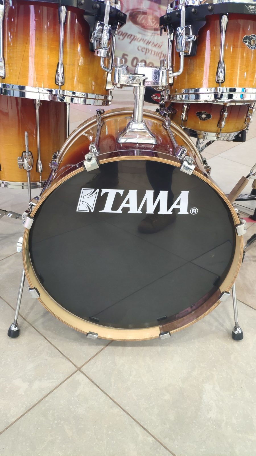 Tama SL52S-CAF - ударная установка из 5-ти барабанов (янтарный) серия SUPERSTAR CUSTOM — изображение 21