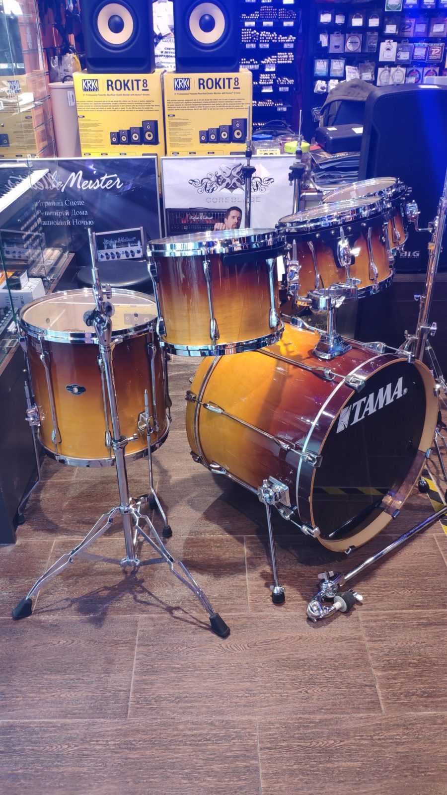 Tama SL52S-CAF - ударная установка из 5-ти барабанов (янтарный) серия SUPERSTAR CUSTOM — изображение 25