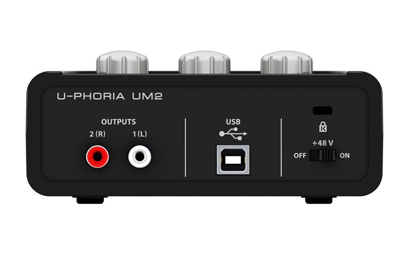 BEHRINGER UM2 - аудиоинтерфейс USB, 2 входа, 2 выхода, микр. предусилитель XENYX — изображение 2
