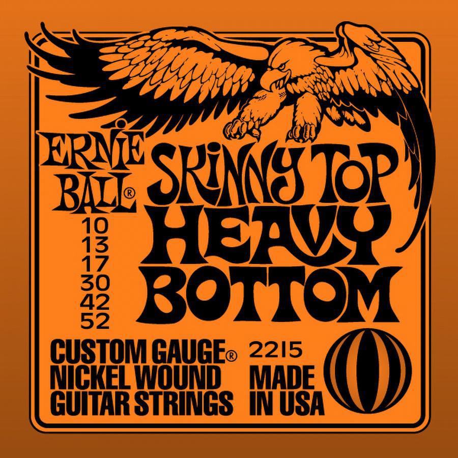 ERNIE BALL 2215 - струны для электрогитары, 10-52, Nickel Wound Slinky Skinny