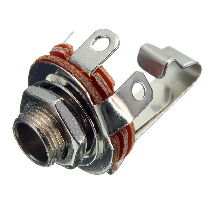 Soundking CC216 - гнездо панельное 6,3 Jack моно с размыкающим контактом.