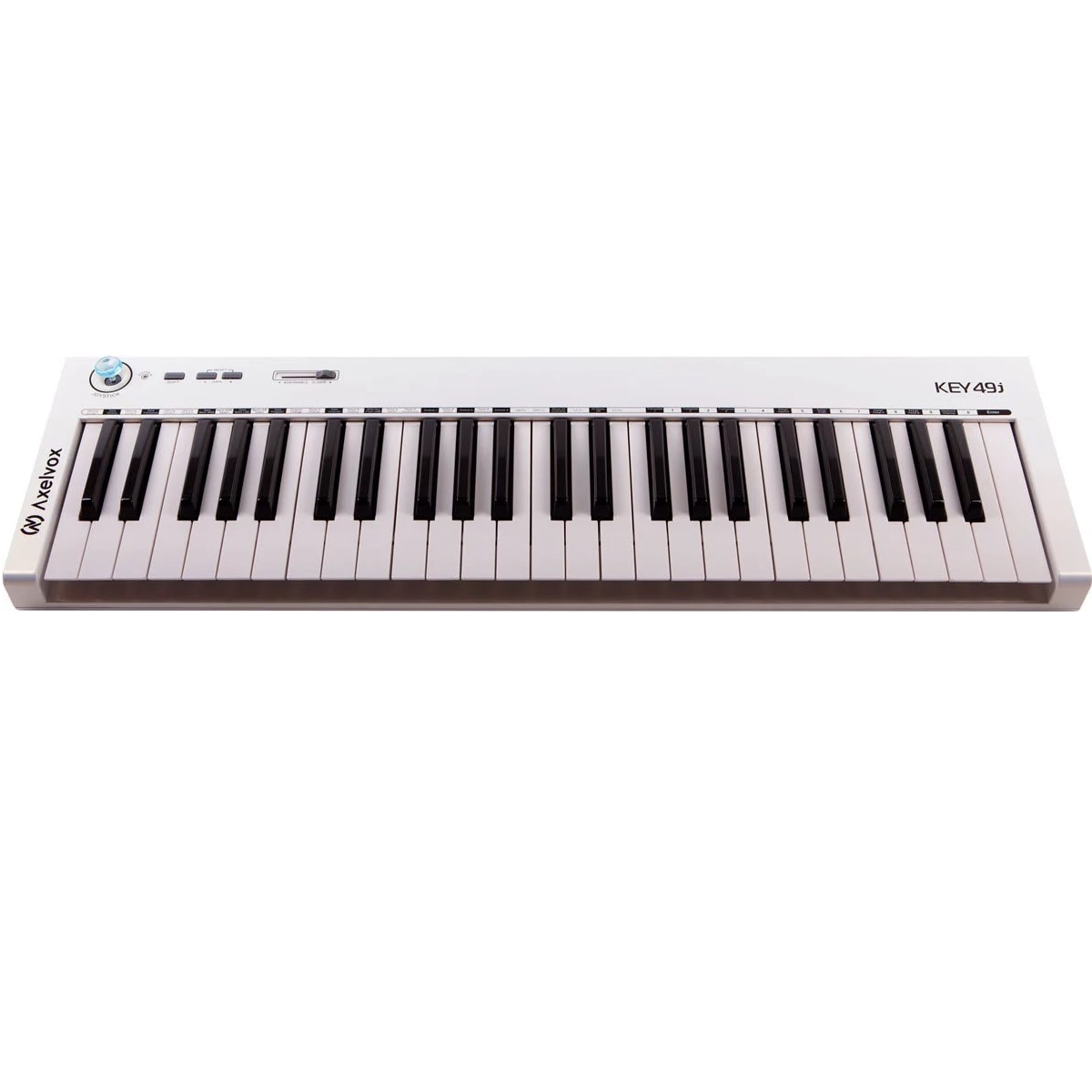 Axelvox KEY49j White - компактная MIDI клавиатура 49 клавиш