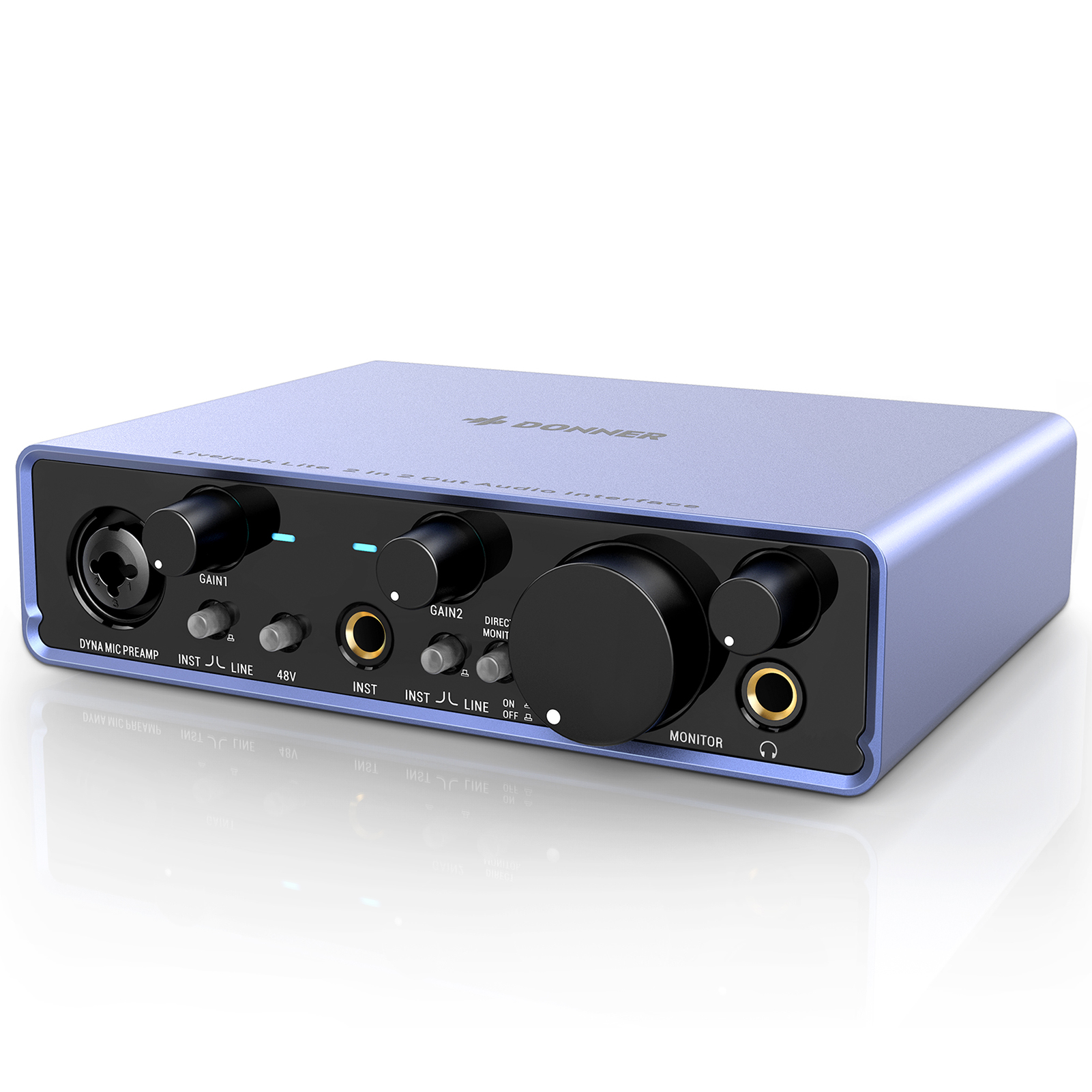 Donner Livejack Lite - USB аудиоинтерфейс 2 входа/2 выхода
