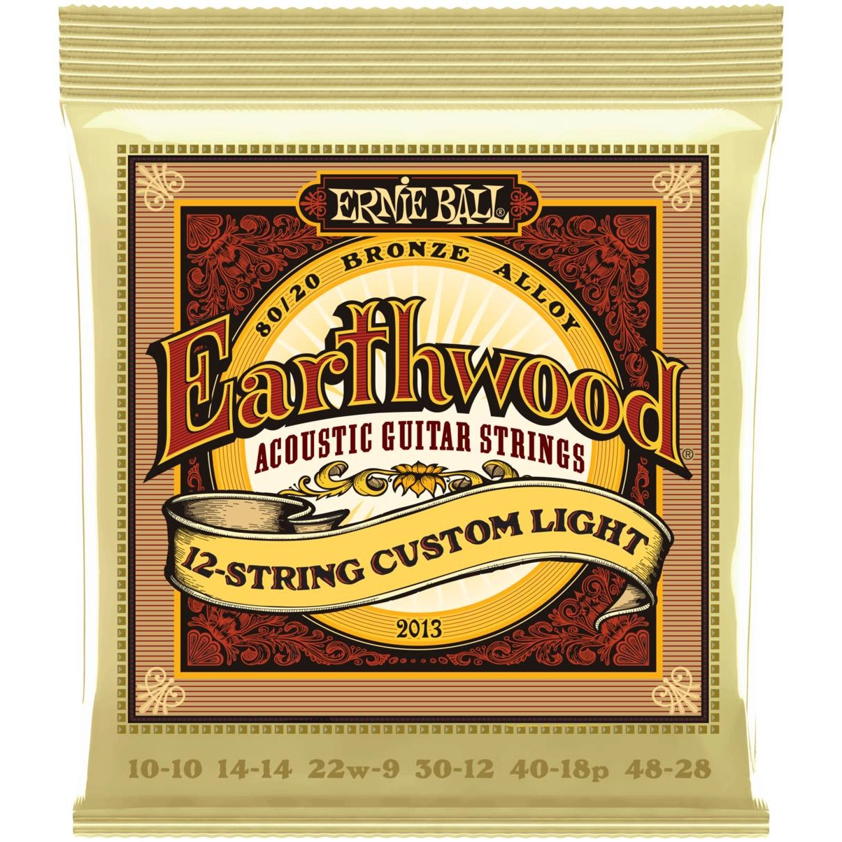 ERNIE BALL 2013 - струны для акустической 12-струнной гитары