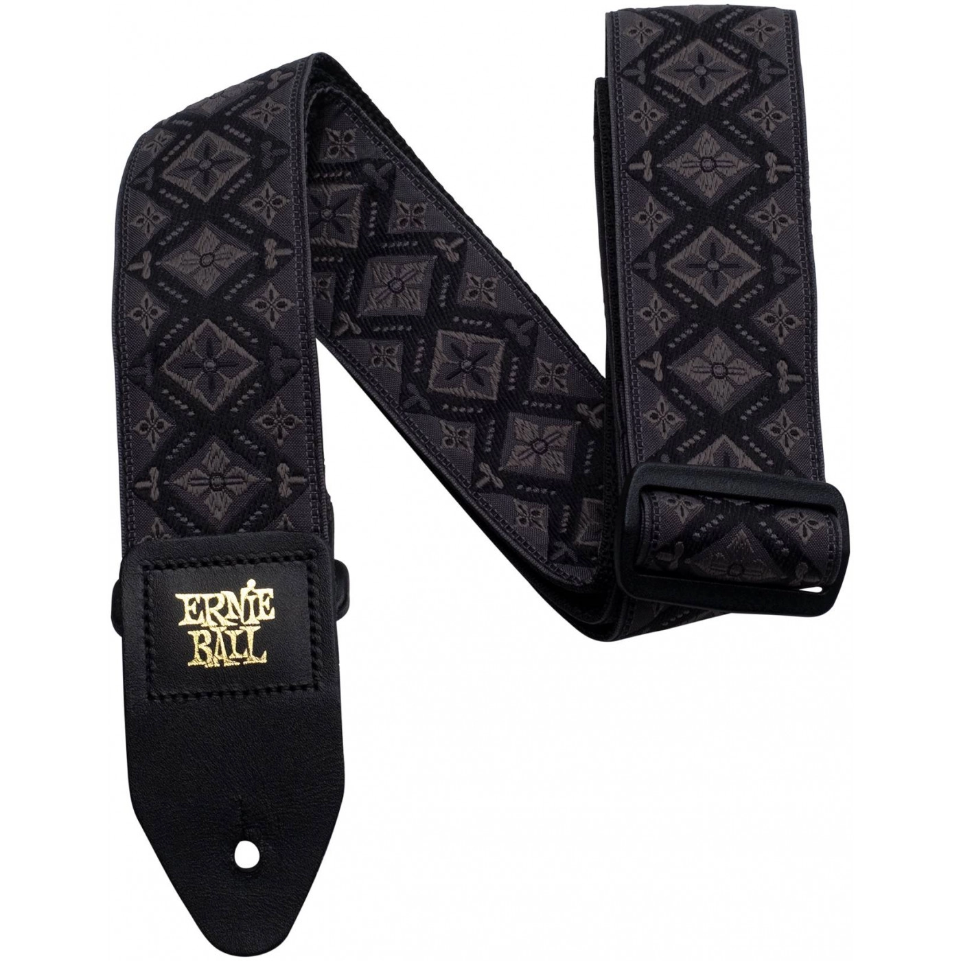 ERNIE BALL 4093 - ремень для гитары Jacquard Regal Black