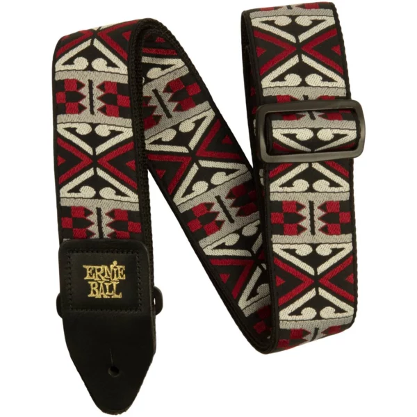 ERNIE BALL 5339 - ремень для гитары Jacquard Primal Red