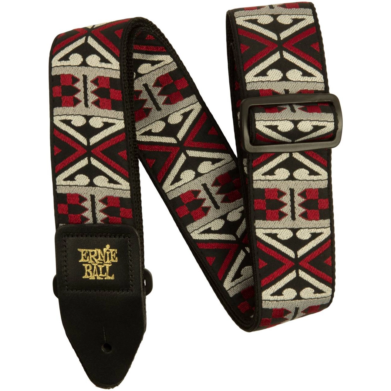 ERNIE BALL 5339 - ремень для гитары Jacquard Primal Red