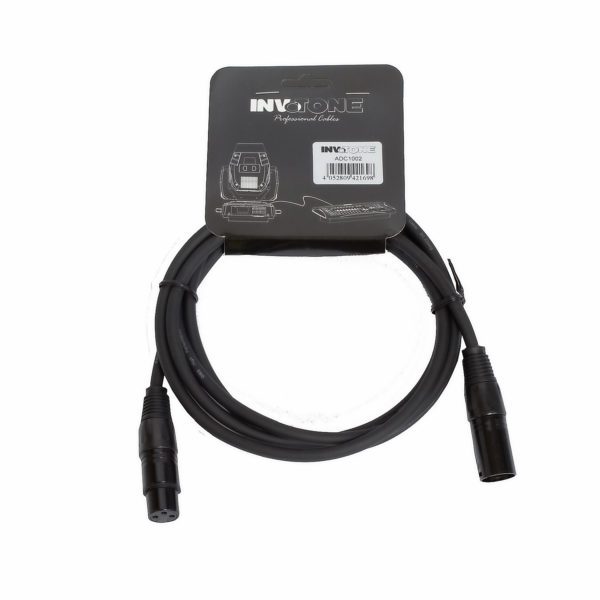 INVOTONE ADC1002 - DMX-кабель с разъемами XLR F - XLR M; 2 м