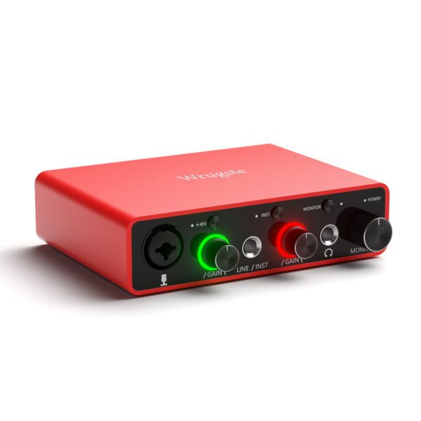 Wrugste GV-AR001B - аудиоинтерфейс USB, 2 входа (XLR+Jack)/2 выхода