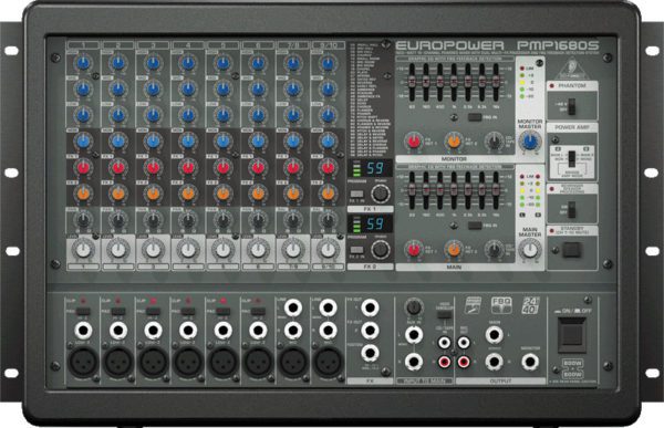 BEHRINGER PMP1680S - микшер со встроен усилителем