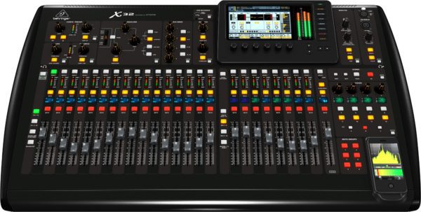 BEHRINGER X32 - цифровой микшер, 32 входа,16 шин, 6 mute групп, 8 DCA групп