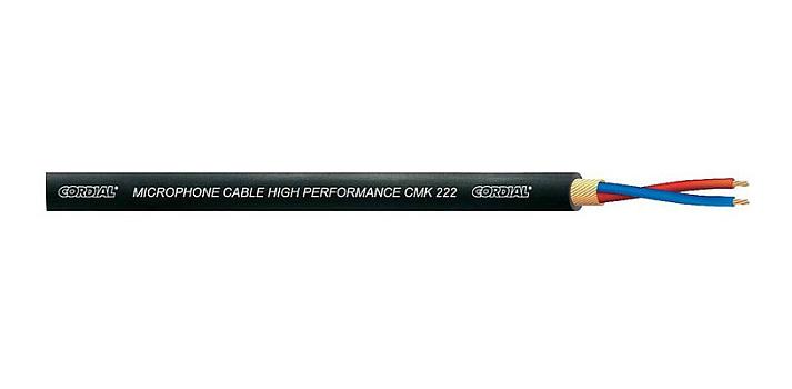 CORDIAL CMK 222PUR - микрофонный кабель 6,4 мм, фиолетовый