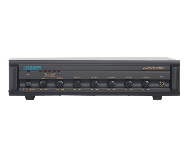 DSPPA MP-200P - Усилитель-микшер трансляционный, мощность 60 Вт