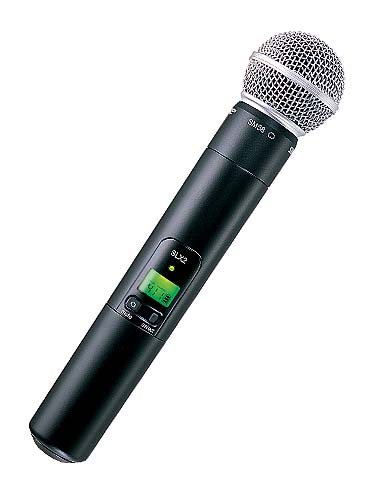 SHURE SLX2/SM58 P4 - передатчик с капсюлем SM58