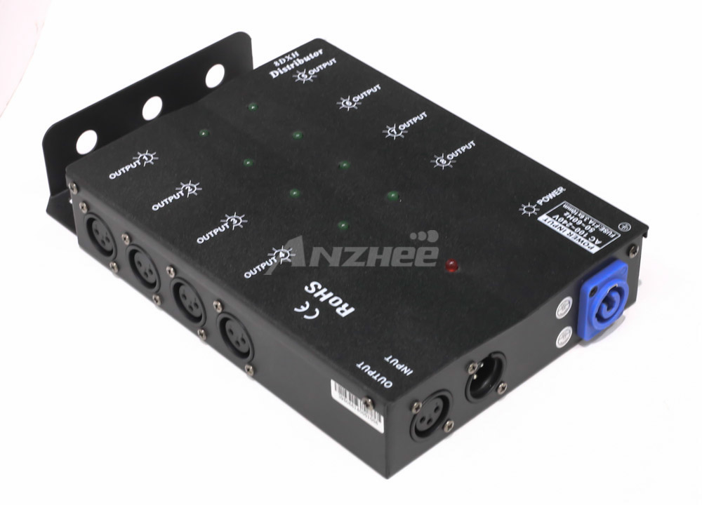Anzhee DMX Splitter 8 - оптический 8-канальный сплиттер DMX-сигнала