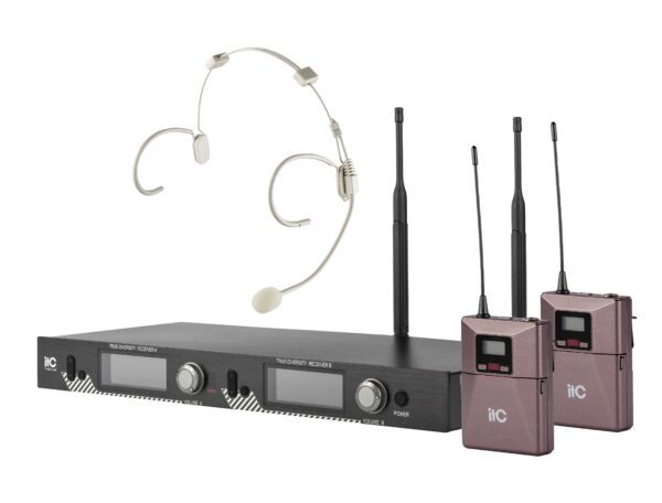ITC T-521US - двухканальная радиосистема с двумя головными микрофонами
