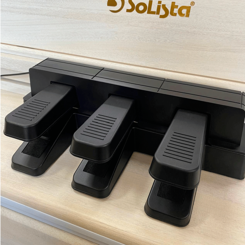 SOLISTA SP-3 - педаль тройная для цифрового пианино ЧЕРНАЯ — изображение 2