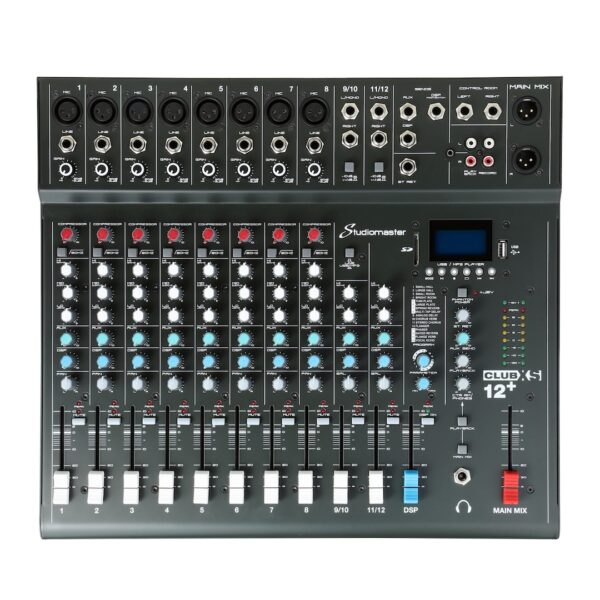 STUDIOMASTER CLUB XS12+ - микшерный пульт