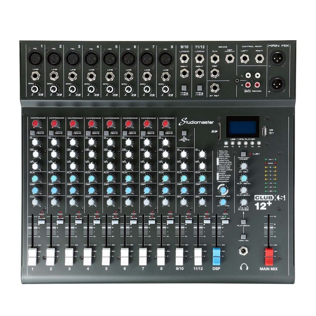 STUDIOMASTER CLUB XS12+ - микшерный пульт