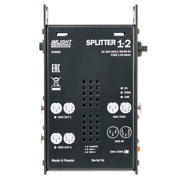 ИМЛАЙТ SPLITTER 1-2 Блок усиления сигнала DMX-512-А