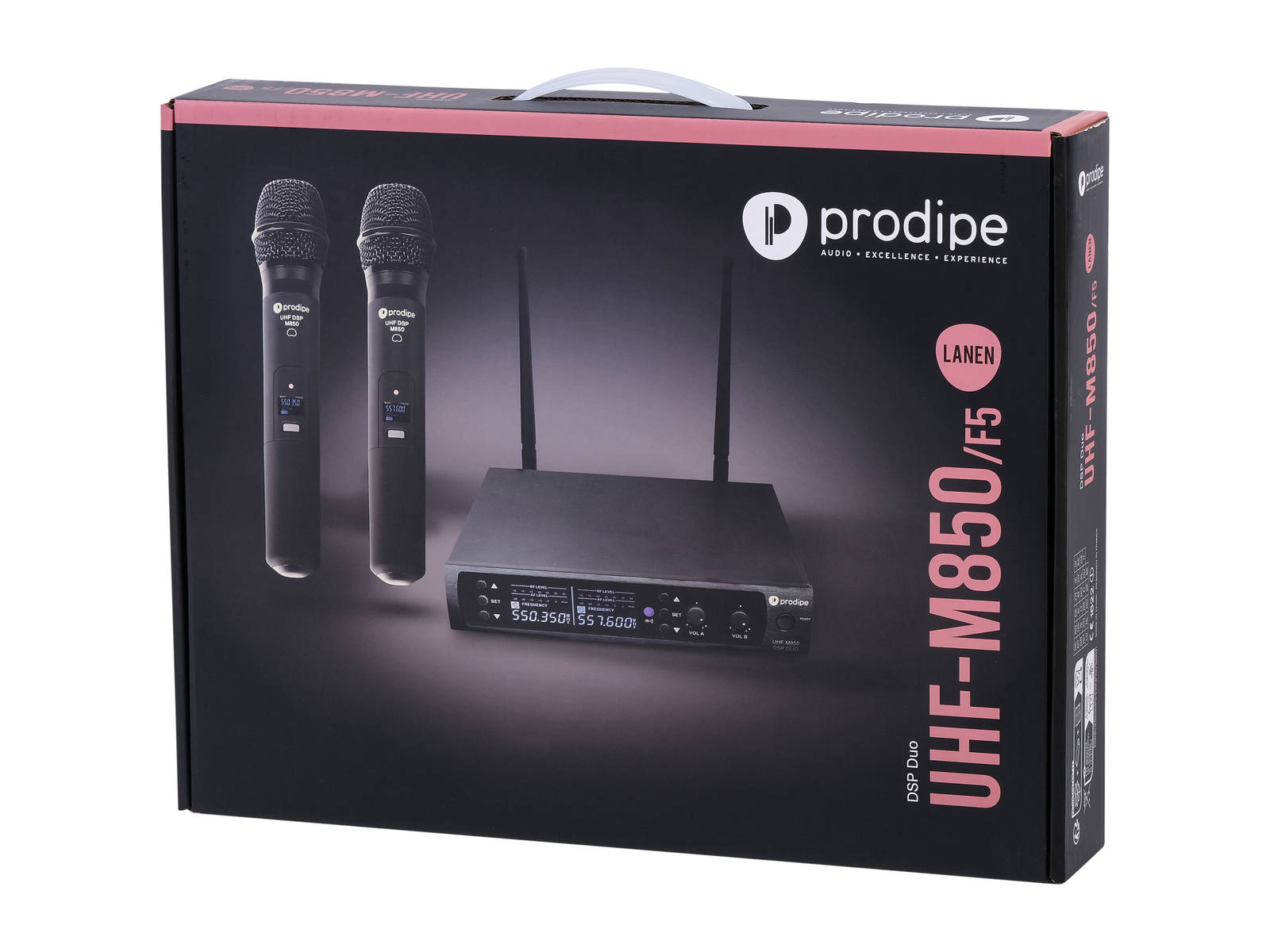 Prodipe DSP-DUO-UHF-M850/F5 - беспроводная микрофонная система, 2 ручных передатчика — изображение 6