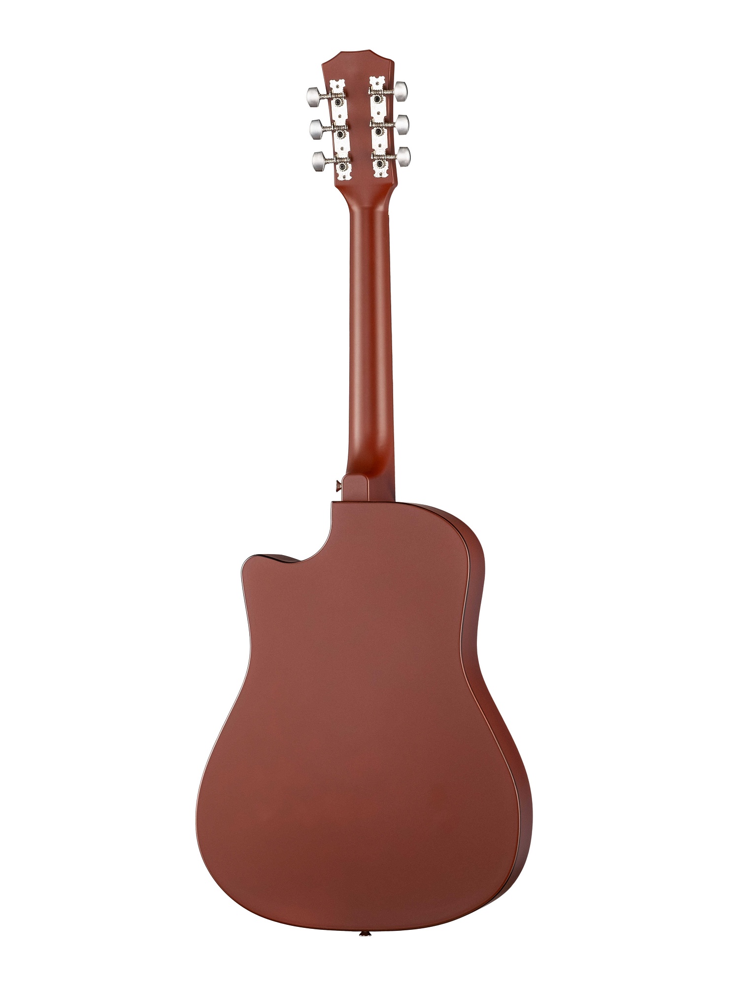 Foix FFG-3860C-SB - акустическая гитара из пластика, с вырезом, цвет санбёрст — изображение 4