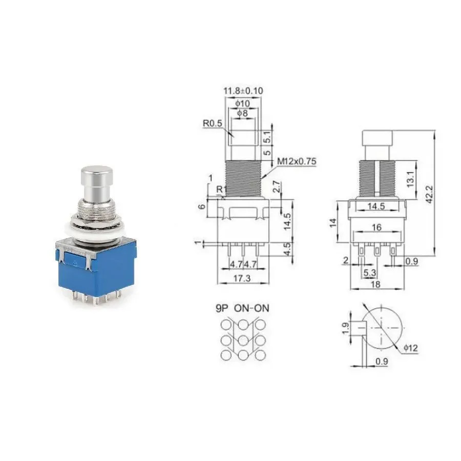 Кнопка foot switch для гитарной педали — изображение 2
