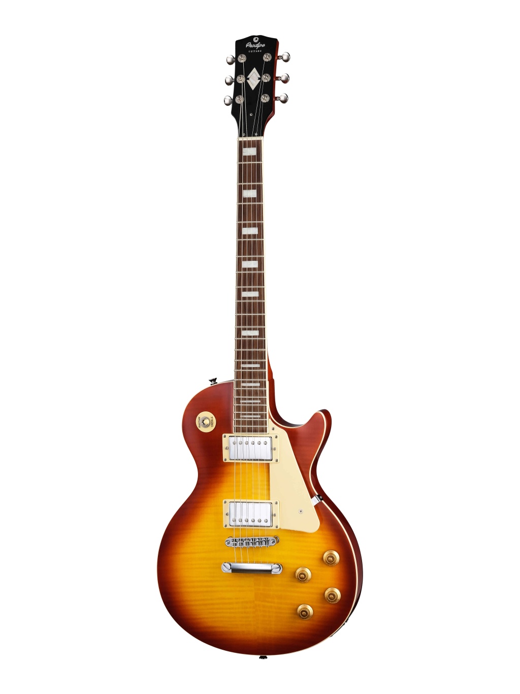 Prodipe JMFLP300HNB - электрогитара LP300, коричневый санберст les paul