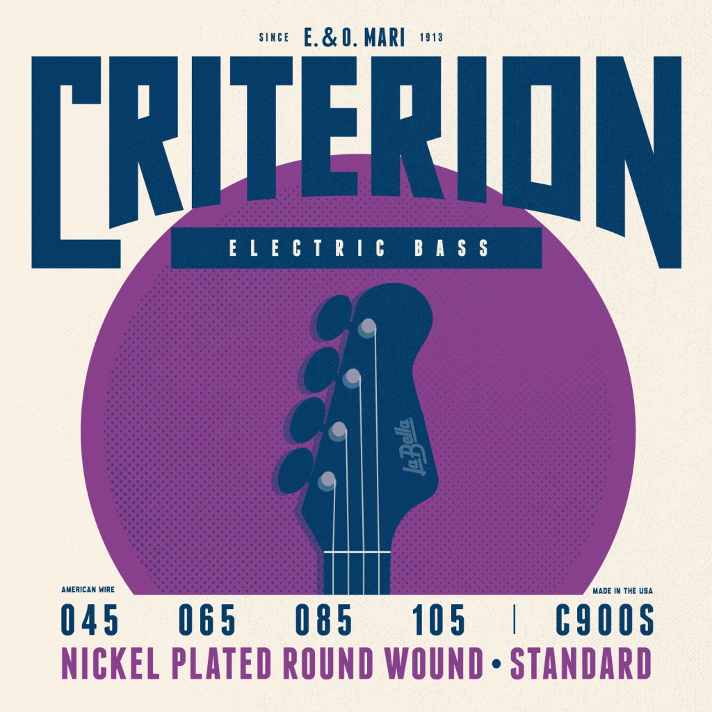 La Bella C900S Criterion - комплект струн для 4-струнной бас-гитары 45-105