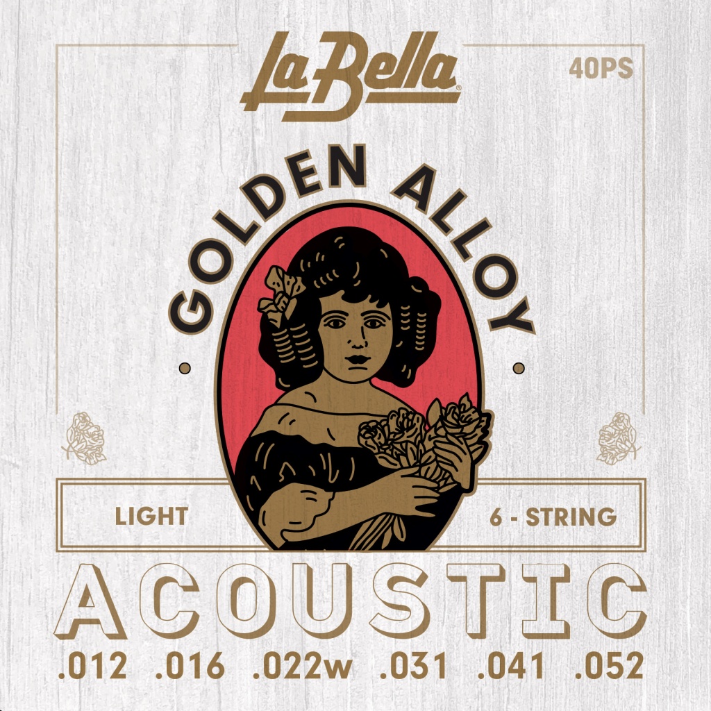 La Bella 40PS Light - струны для акустической гитары.