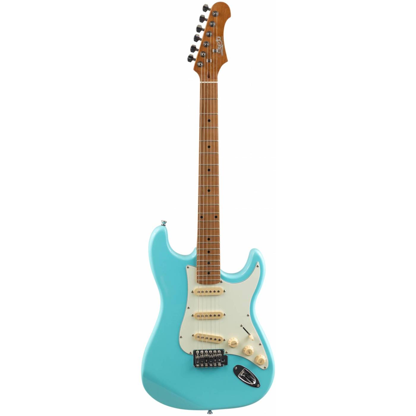 JET JS-200 BL - электрогитара, Stratocaster, корпус тополь, 22 лада, SSS, tremolo, цвет BL