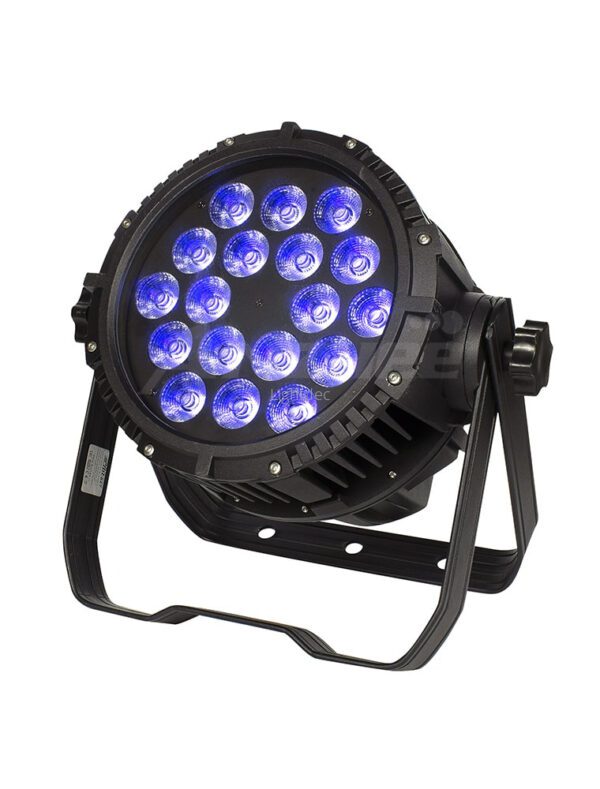 PROCBET PAR LED 18-10 RGBWA WP - светодиодный прожектор типа PAR, 18 светодиодов по 10 Вт, угол раскрытия луча 10, RGBW