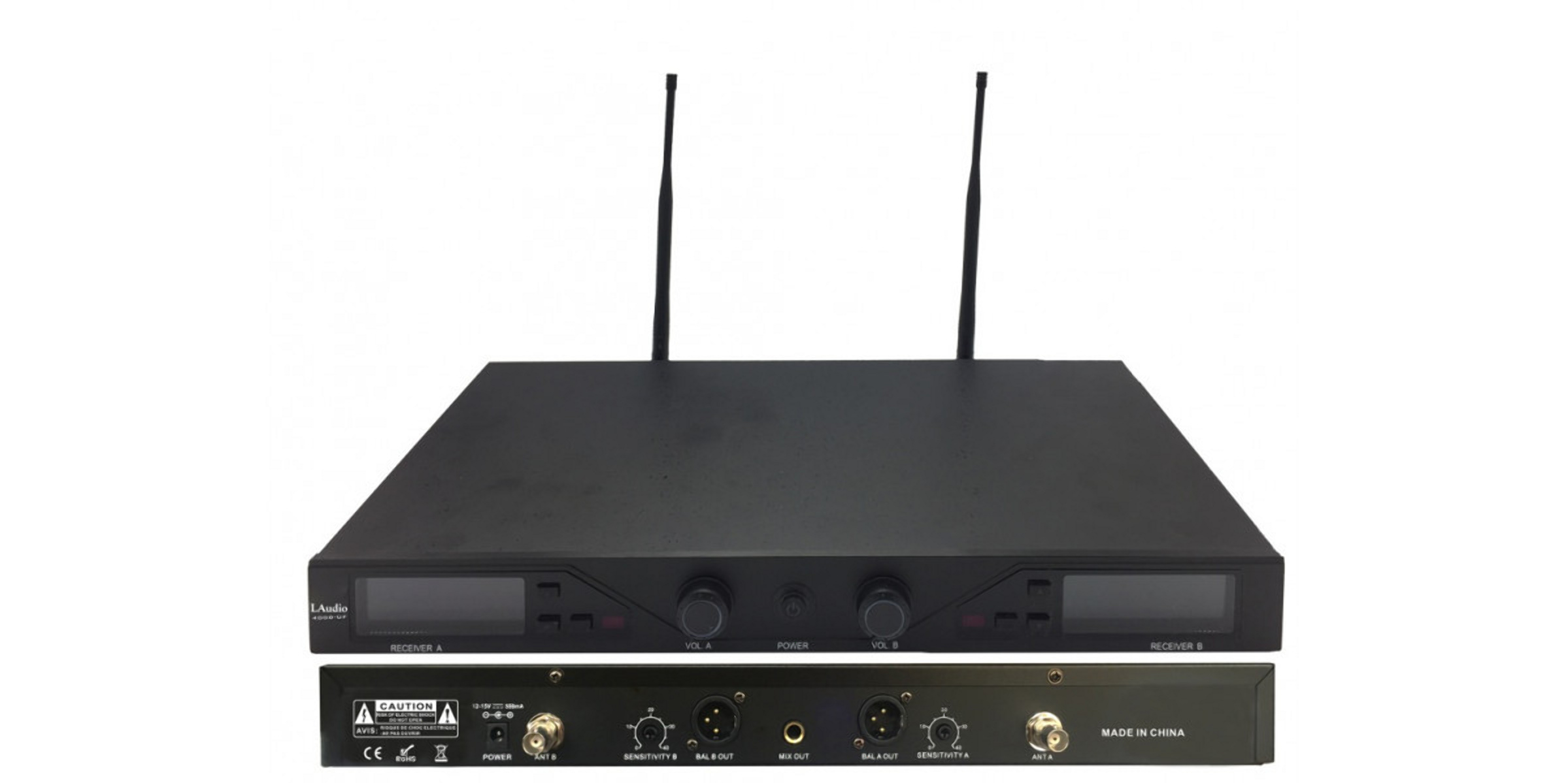 LAudio 4000-UF - беспроводная микрофонная система, 2 ручных передатчика