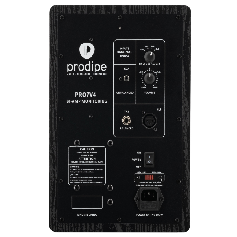 Prodipe PRO7V4BW Pro7 - студийный монитор активный, 100Вт, черное дерево — изображение 2