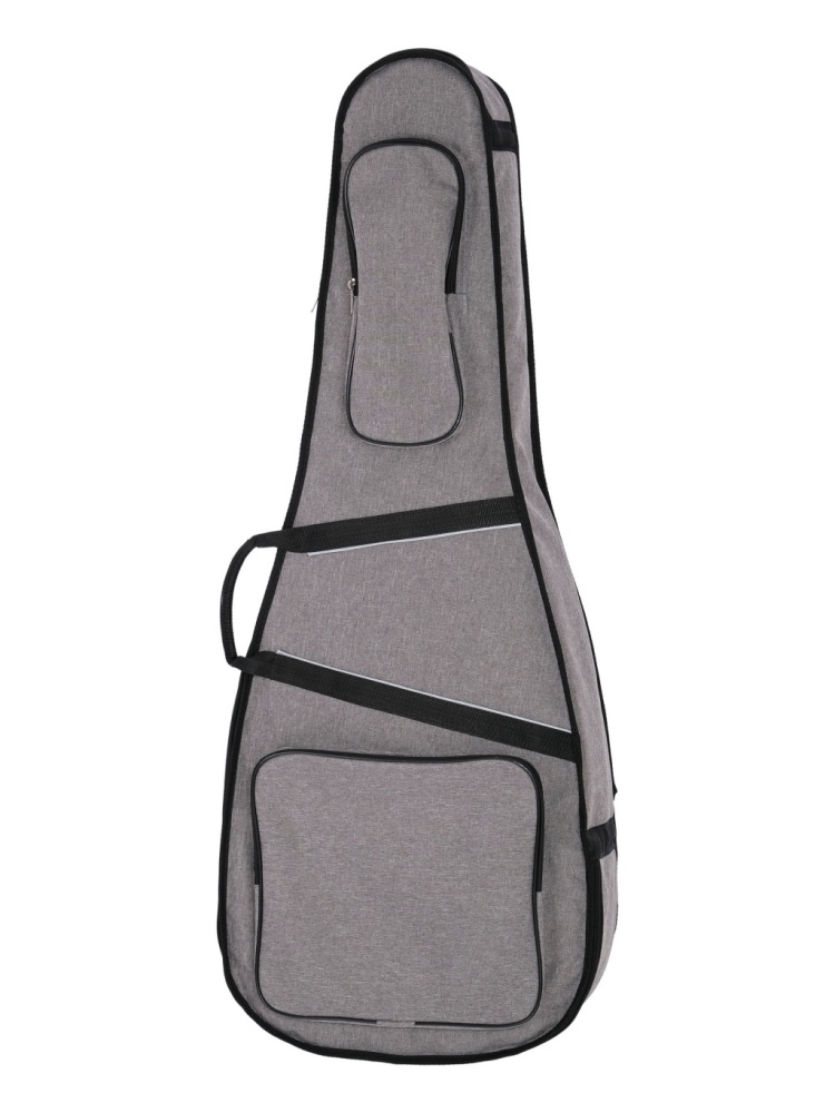 Lutner LDG-33 - чехол для акустической гитары, серый/чёрный,