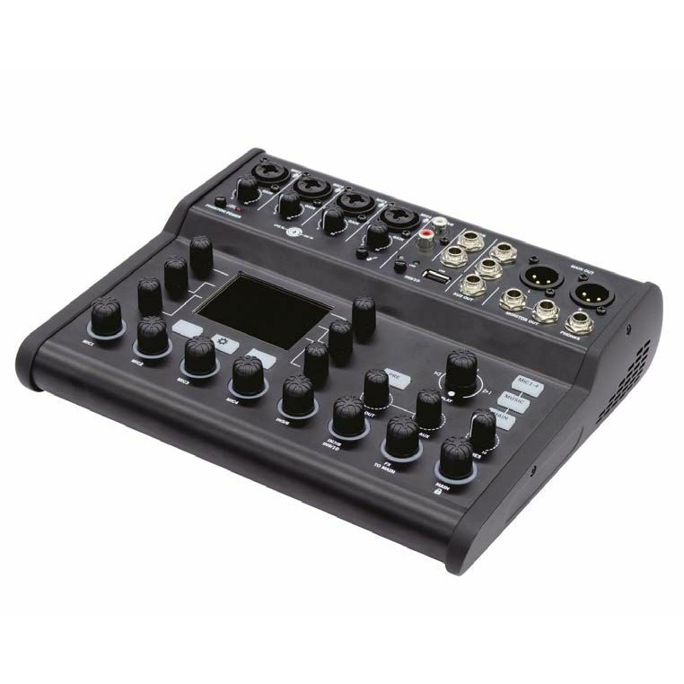 Moti.vity MDC8 - компактный цифровой микшерный пульт, USB, Bluetooth, 8 каналов