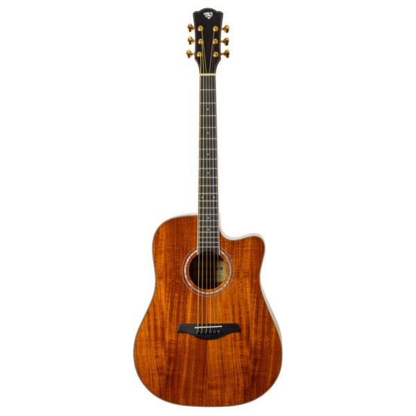 ROCKDALE Aurora D7 C Koa NAT - акустическая гитара дредноут