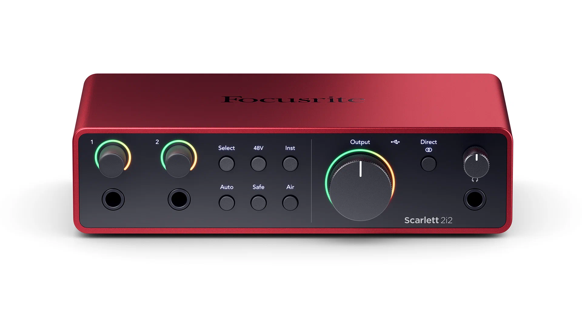 FOCUSRITE Scarlett 2i2 4th Gen - аудио интерфейс USB, 2 входа/2 выхода