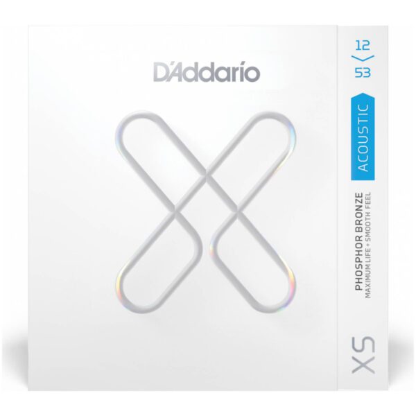 D'Addario XSAPB1256 XS - комплект струн для акустической гитары, фосфорная бронза, 12-56,