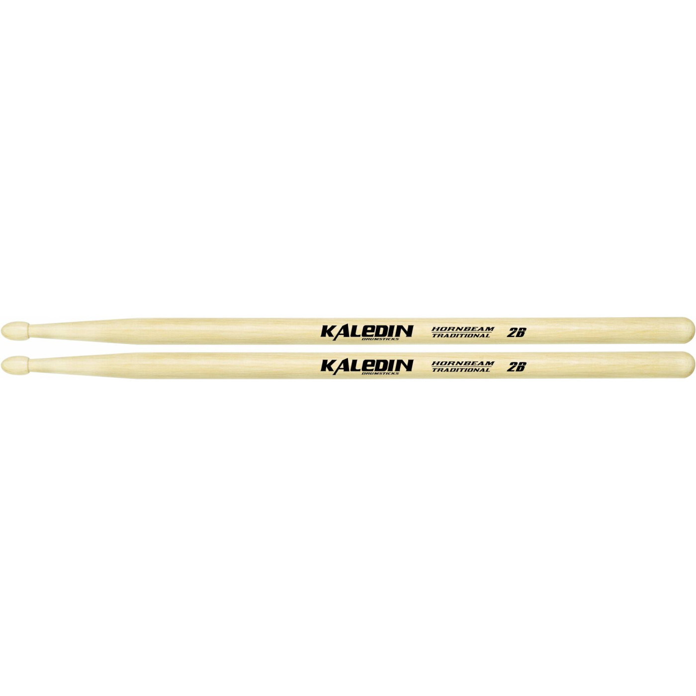 Kaledin Drumsticks 2B - барабанные палочки, граб, деревянный наконечник (7KLHB2B)