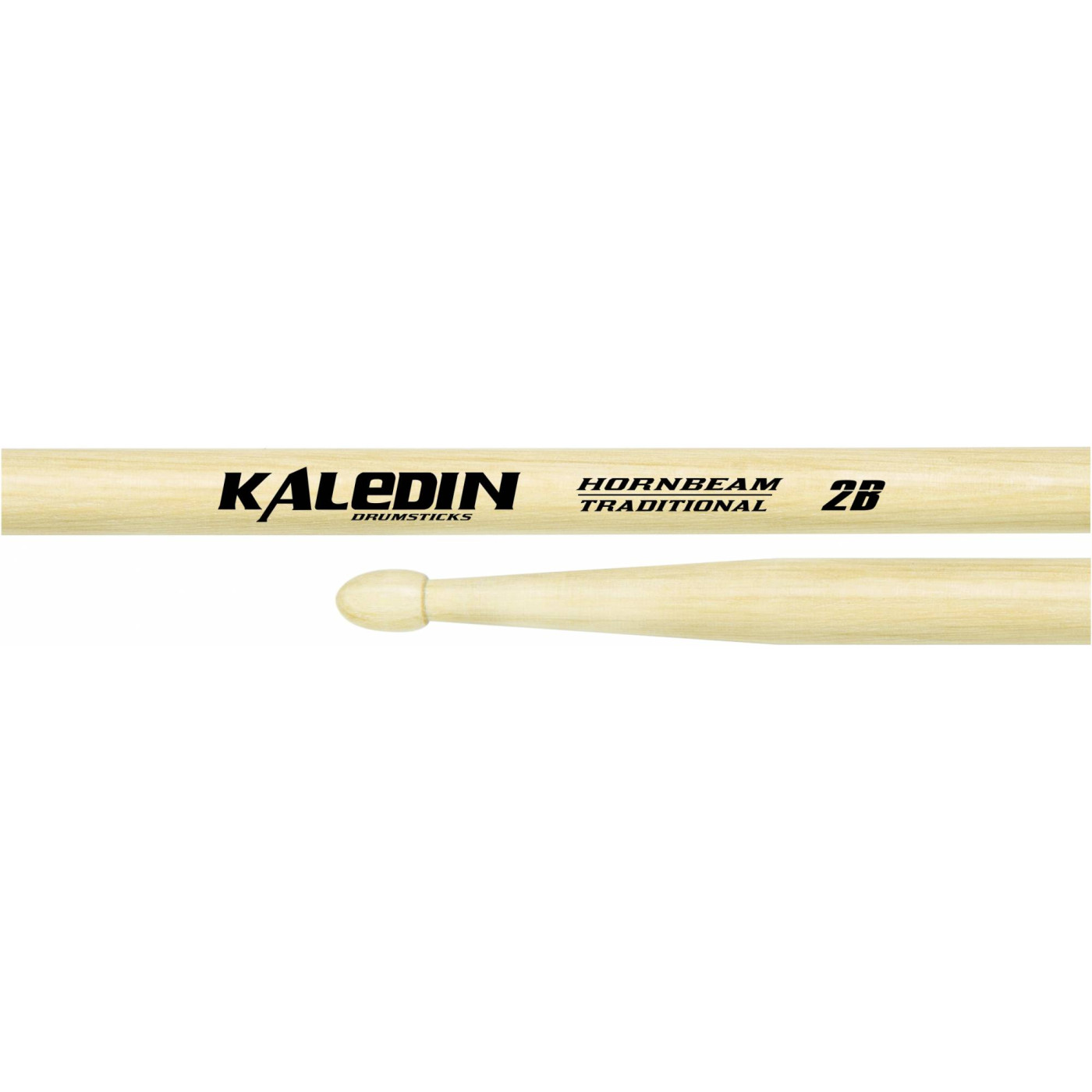 Kaledin Drumsticks 2B - барабанные палочки, граб, деревянный наконечник (7KLHB2B) — изображение 2