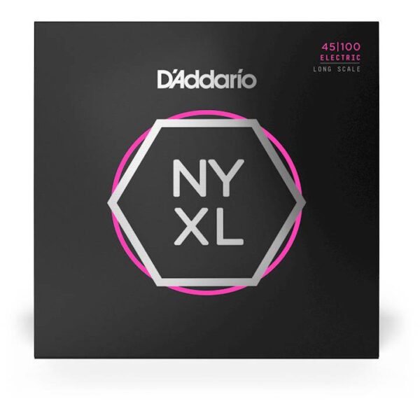 D'ADDARIO NYXL45100 - струны для 4-струнной бас-гитары, калибр 45-100