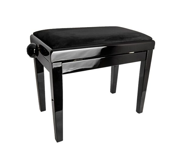 Rin HY-PJ018B-GLOSS-BLACK - банкетка, черный/черный, вельвет