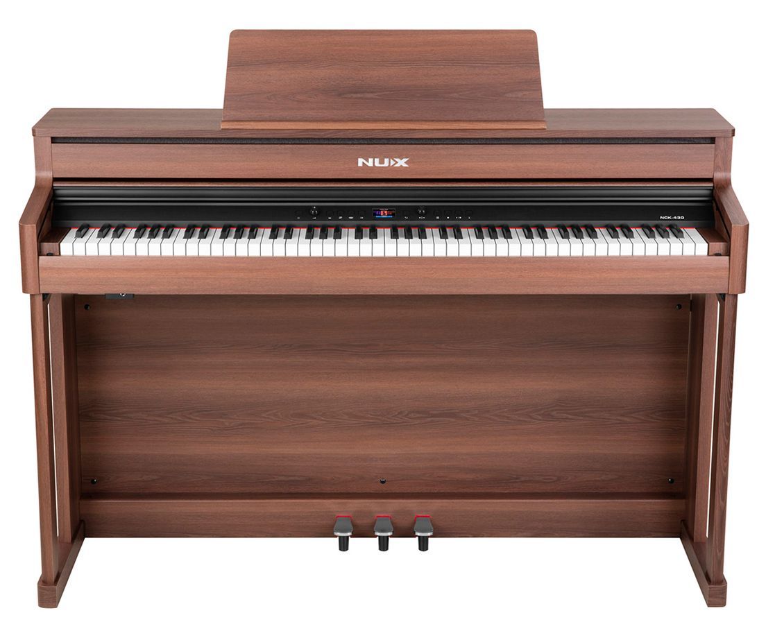 Nux NCK-430-WN - цифровое пианино на стойке с педалями, цвет орех