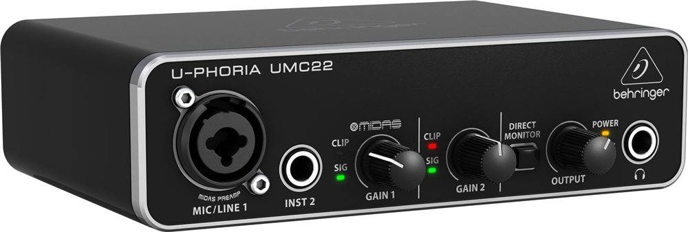 BEHRINGER UMC22 - USB звуковая карта
