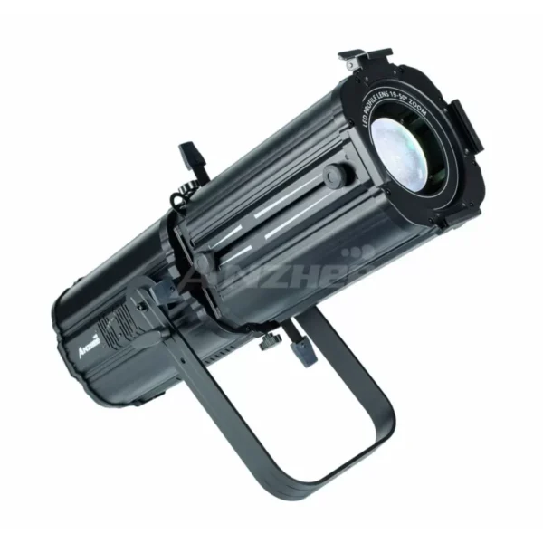 Anzhee P200COB-W ZOOM (3200K) 200 Вт / WW (теплый белый 3200K) - театральный профильный прожектор.