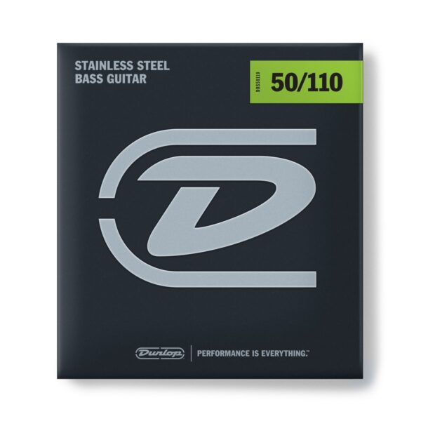 DUNLOP DBN50110 - комплект струн для бас-гитары, никелированные, Heavy, 50-110