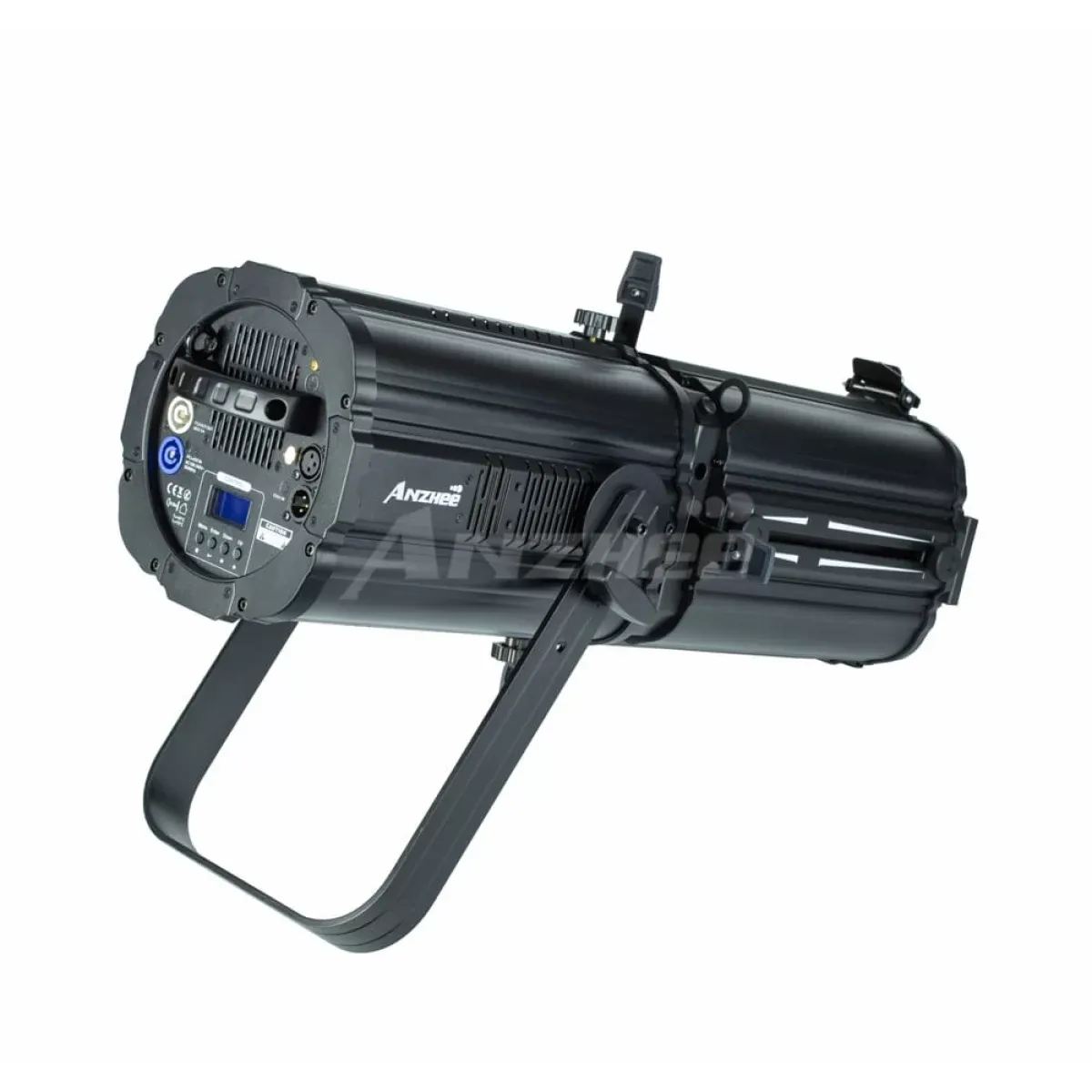 Anzhee P200COB-W ZOOM (3200K) 200 Вт / WW (теплый белый 3200K) - театральный профильный прожектор. — изображение 2